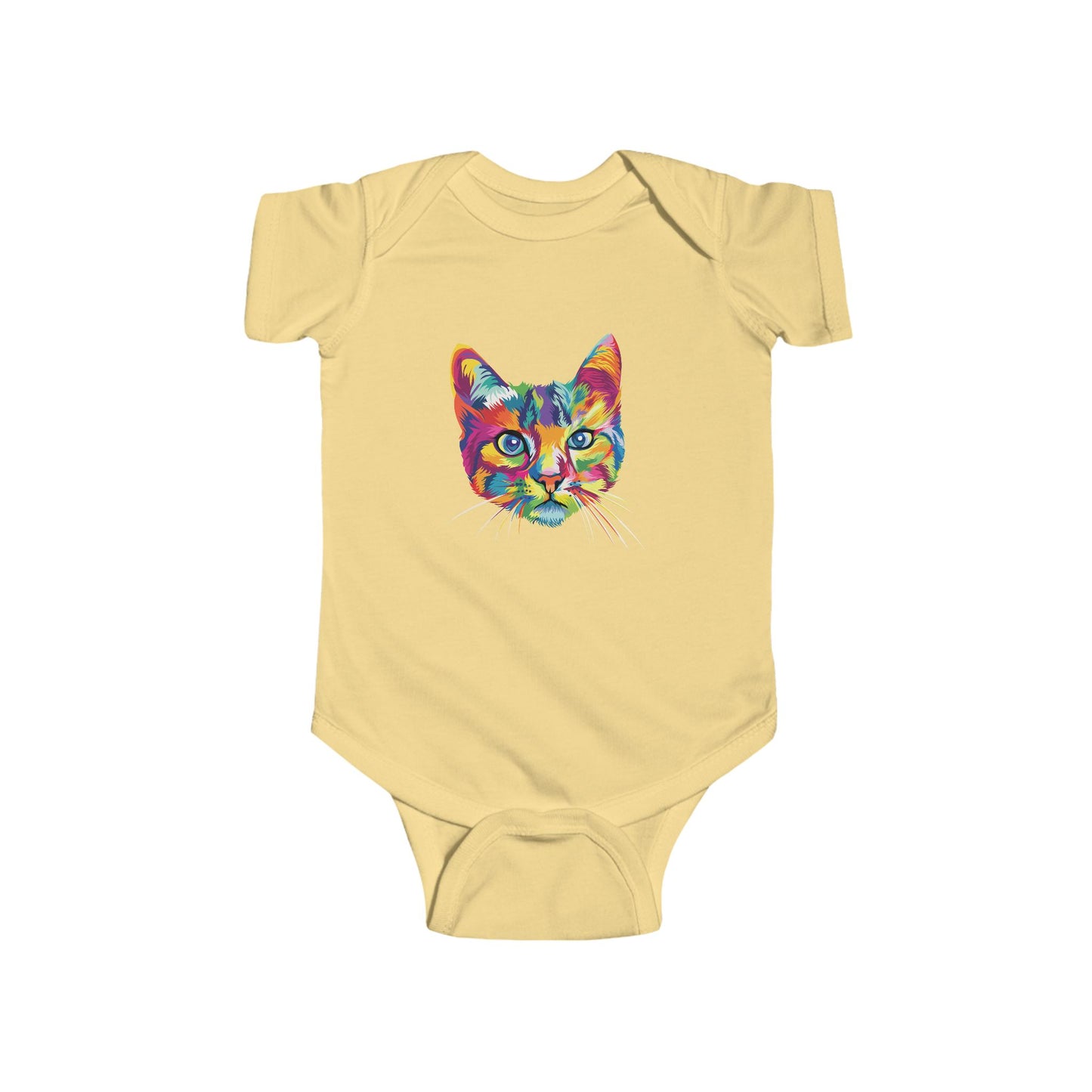 Infant Fine Jersey Bodysuit - cat