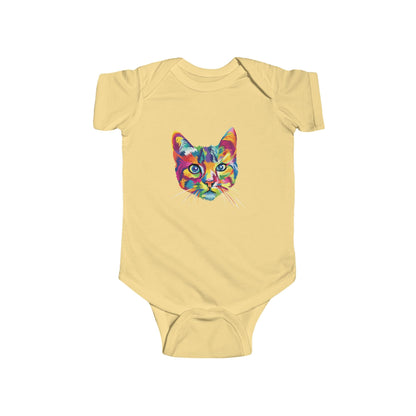 Baby Cat Bodysuit - Infant Onesie Printify