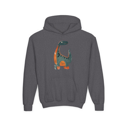 Kids Whimsical Dinosaur Hoodie Printify