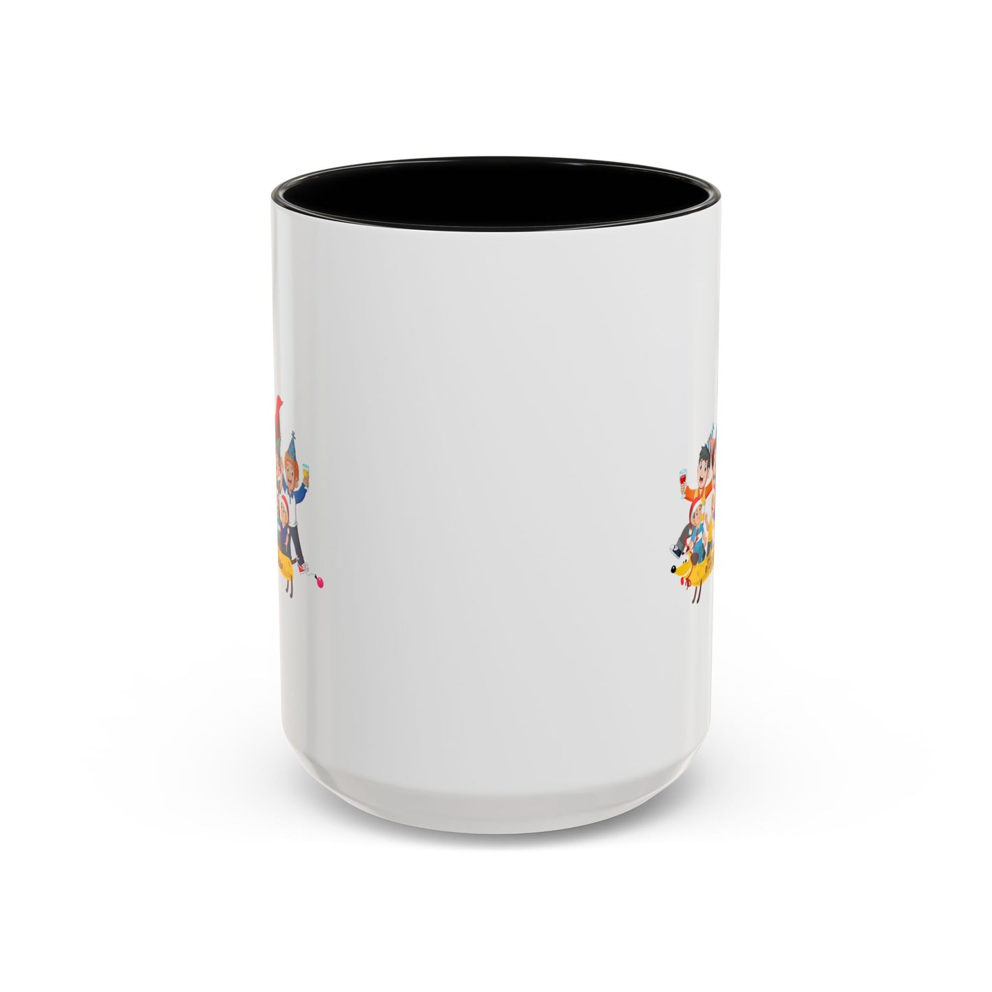 Accent Coffee Mug - Happy new year with friends