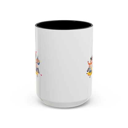 Accent Coffee Mug - Happy new year with friends - [[{"value":"Wonderwear Kid"}]]