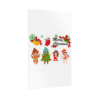 Rolled Posters - Merry christmas from super kid - [[{"value":"Wonderwear Kid"}]]