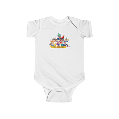 Infant Bodysuit - Happy new year with friends - [[{"value":"Wonderwear Kid"}]]