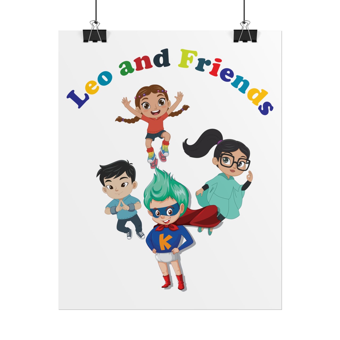 Rolled Posters - Leo & Friends - [[{"value":"Wonderwear Kid"}]]