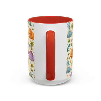 Accent Coffee Mug  (11/15 oz) - Baby Dinosaurs Nursery
