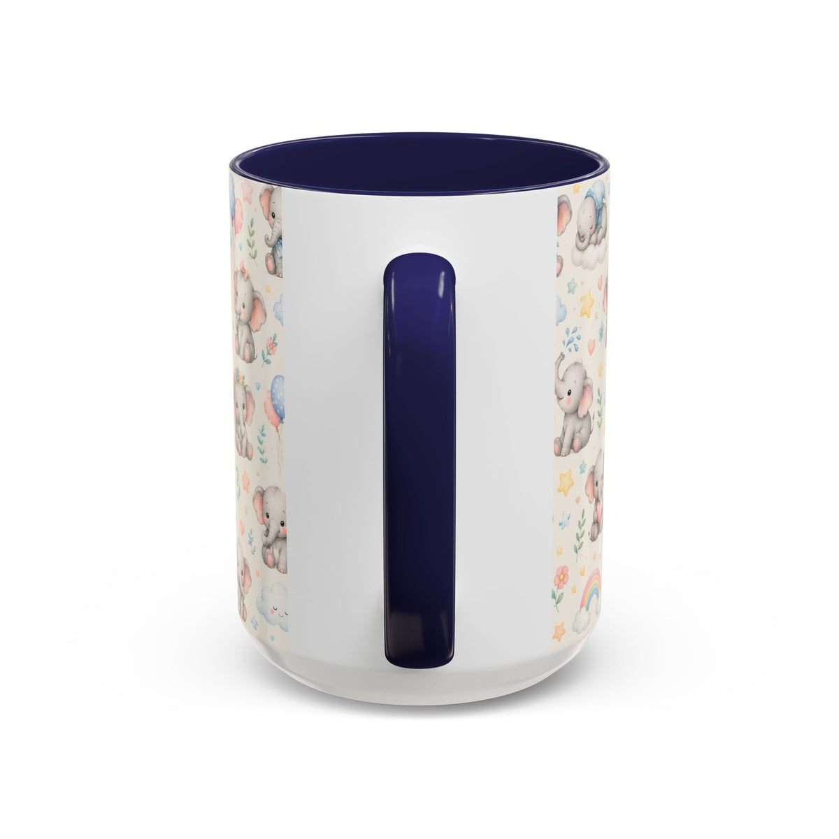Accent Coffee Mug  (11/15 oz) - Baby Elephant Nursery
