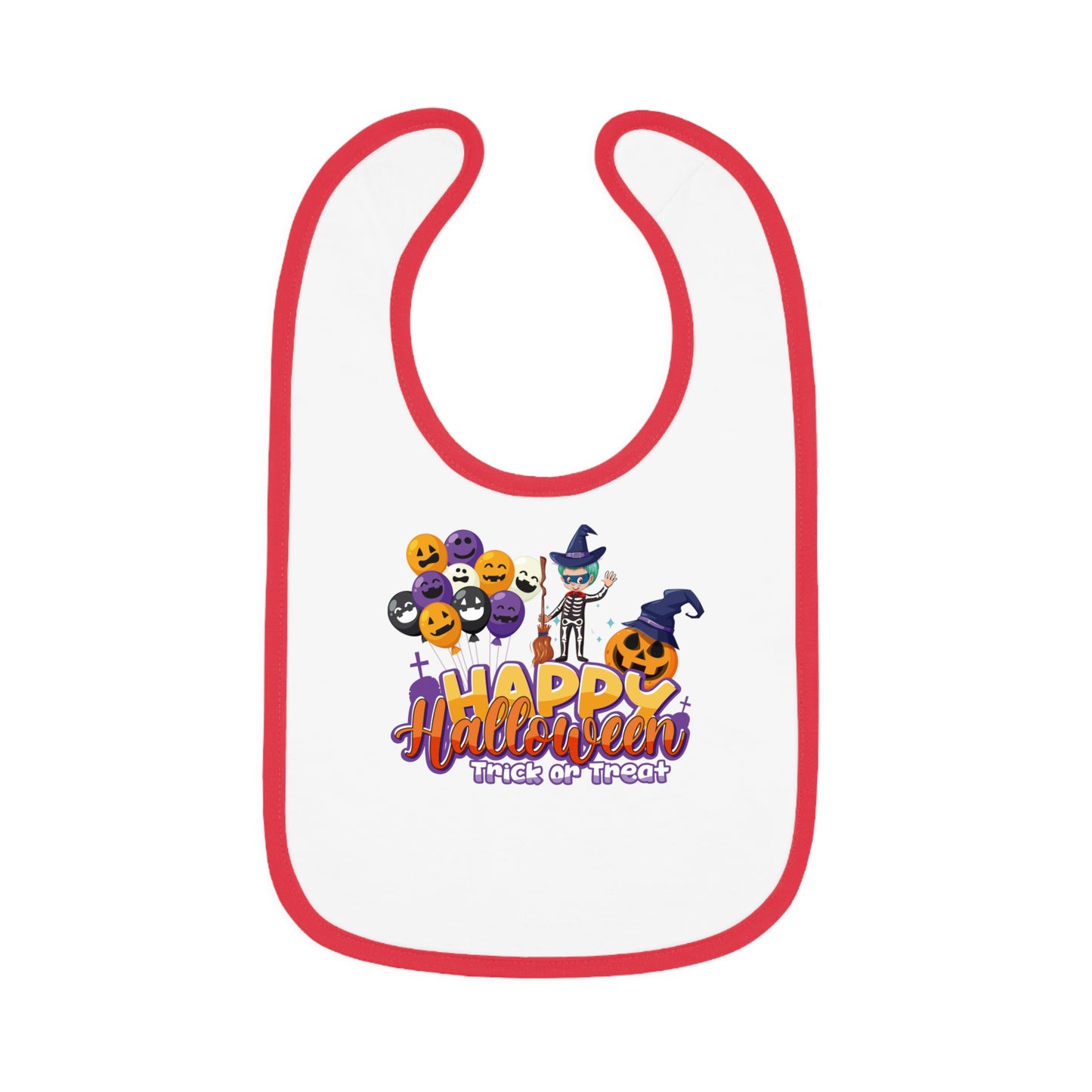 Baby Bib - Happy halloween trick or treat