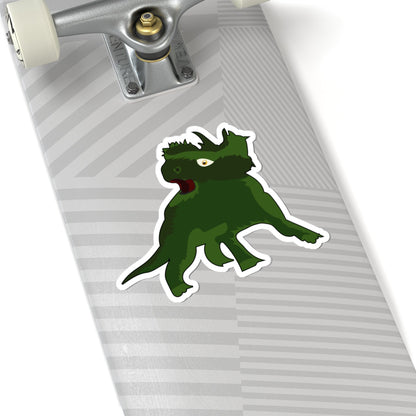Kiss-Cut Vinyl Decals - Triceratops Printify