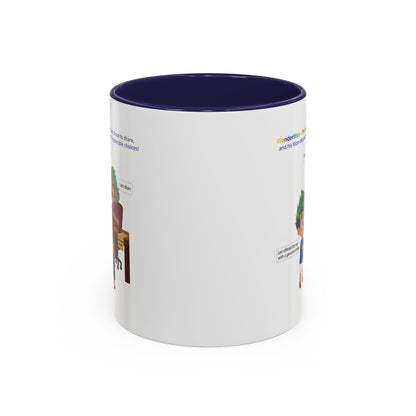 Accent Coffee Mug - WonderWear Origin - [[{"value":"Wonderwear Kid"}]]