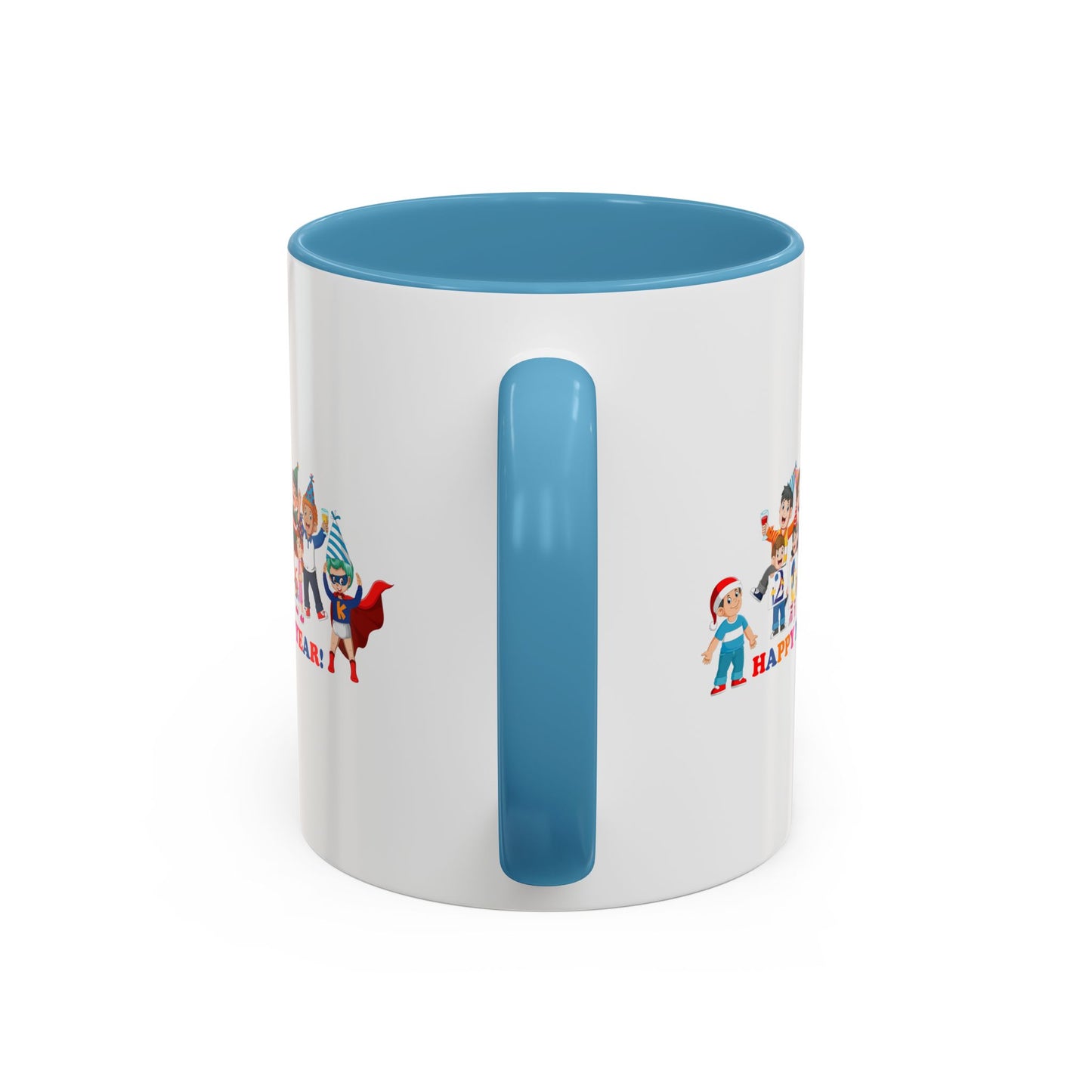 Accent Coffee Mug - Happy new year from super kiddo