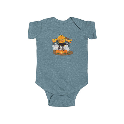 Infant Bodysuit - Super kiddo with ghost - [[{"value":"Wonderwear Kid"}]]