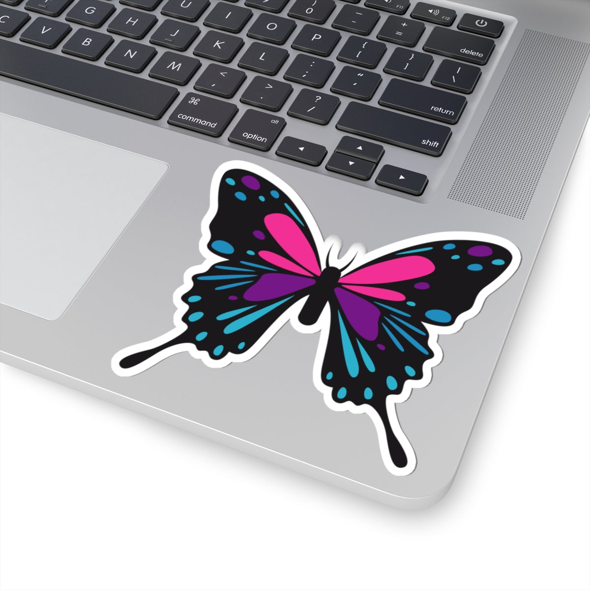 Kiss-Cut Stickers - Purple butterfly
