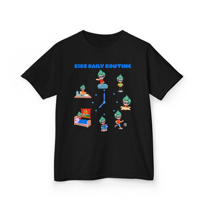 Kids Heavy Cotton™ Tee - Super kiddo daily routine - [[{"value":"Wonderwear Kid"}]]