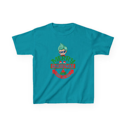 Kids Heavy Cotton™ Tee - Merry chridtmas from super kiddo - [[{"value":"Wonderwear Kid"}]]
