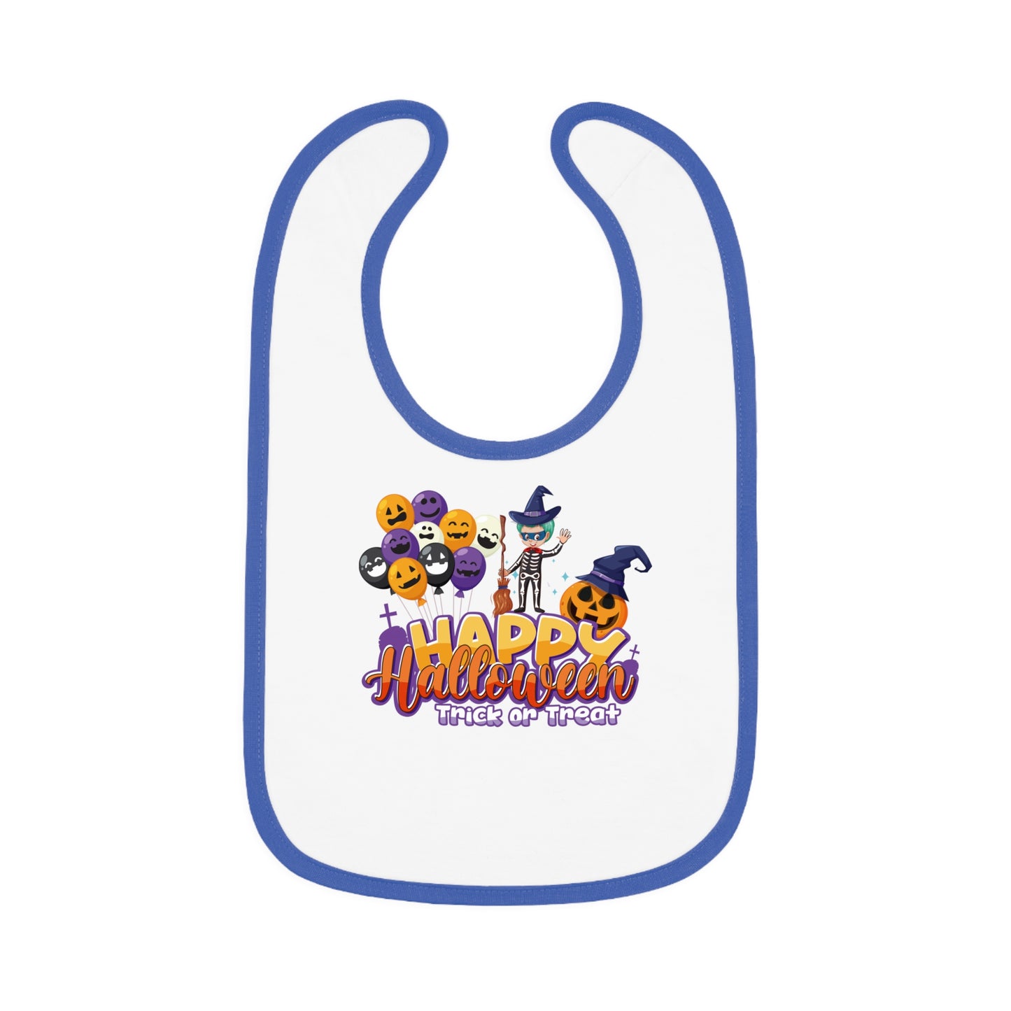 Baby Bib - Happy halloween trick or treat