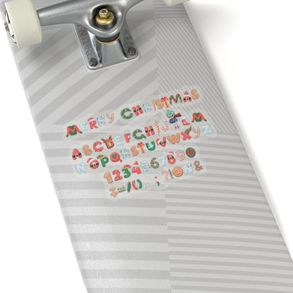 Kiss-Cut Stickers - Christmas alphabet - [[{"value":"Wonderwear Kid"}]]
