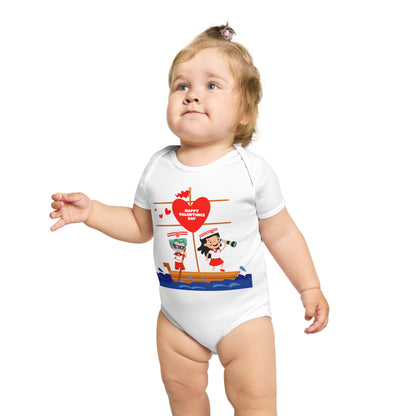 Infant Fine Jersey Bodysuit - Valentines -  Love sailing - [[{"value":"Wonderwear Kid"}]]