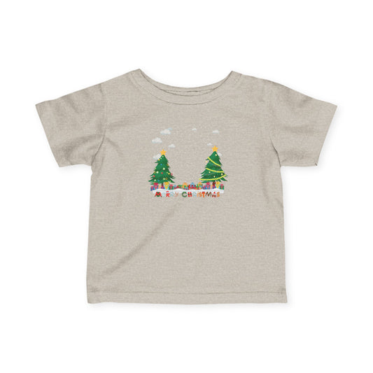 Infant Fine Jersey Tee - Christmas and snowing - [[{"value":"Wonderwear Kid"}]]