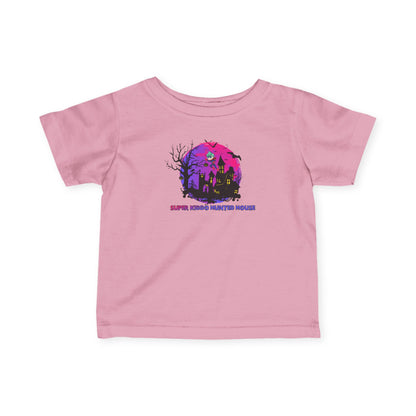 Infant Fine Jersey Tee - Super kiddo flying on hunted house - [[{"value":"Wonderwear Kid"}]]