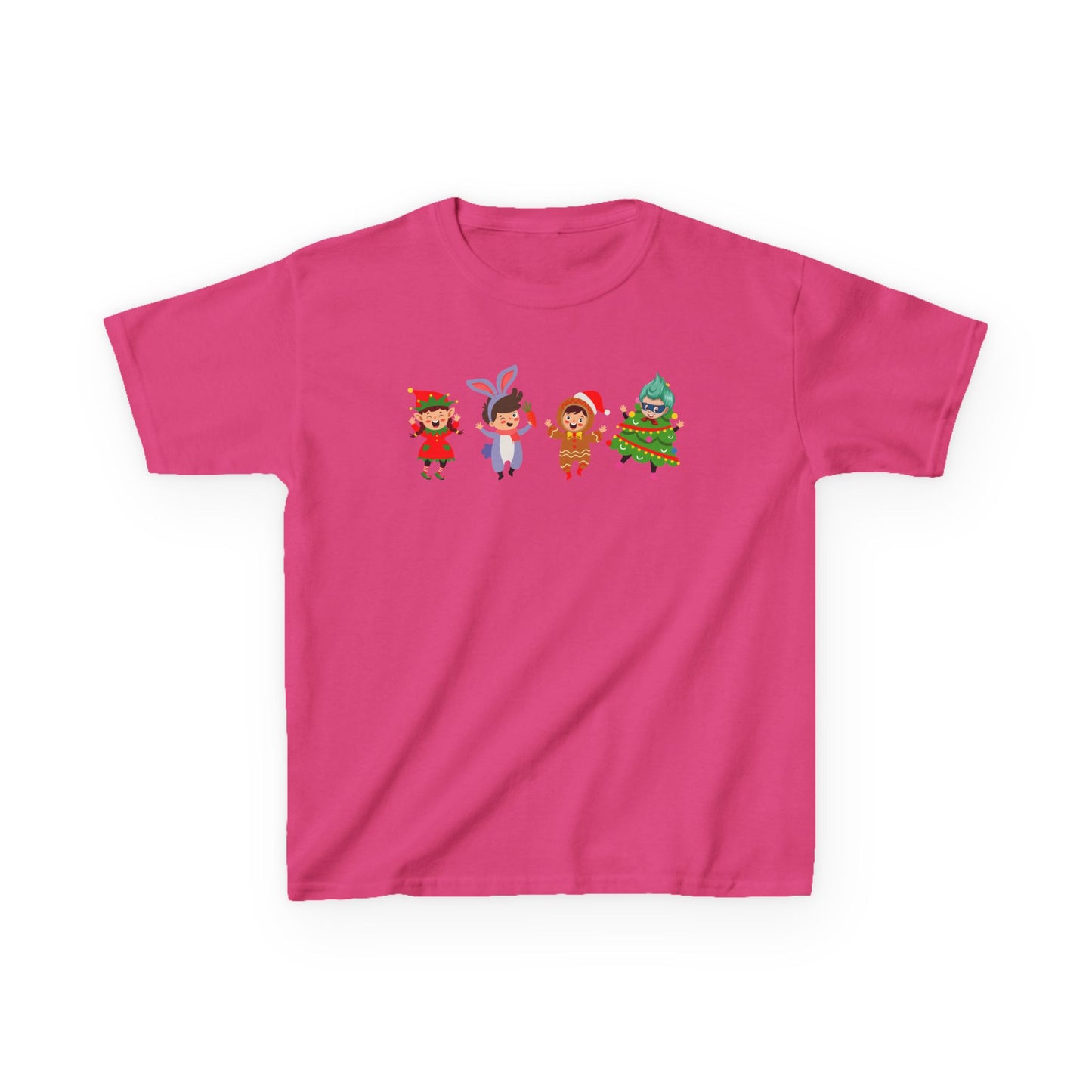Kids Heavy Cotton™ Tee - Super kiddo in christmas tree attire - [[{"value":"Wonderwear Kid"}]]
