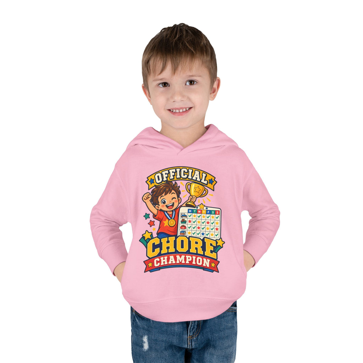 Toddler Hoodie — Official Chore Champion Badge