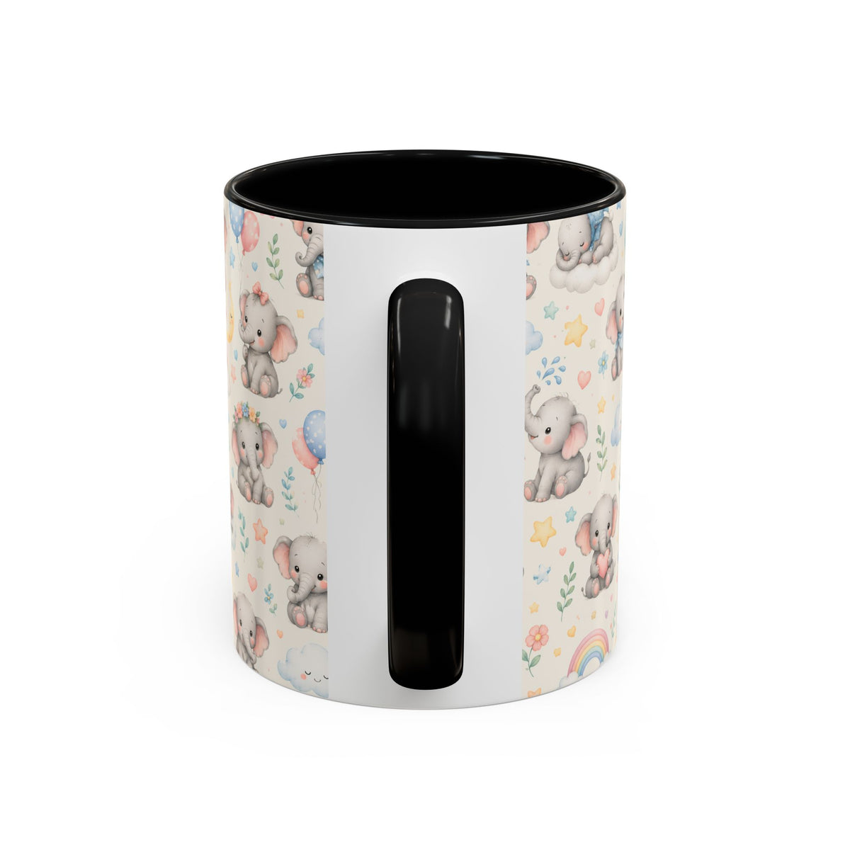 Accent Coffee Mug  (11/15 oz) - Baby Elephant Nursery