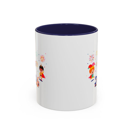 Accent Coffee Mug - Super kiddo and other hero - [[{"value":"Wonderwear Kid"}]]