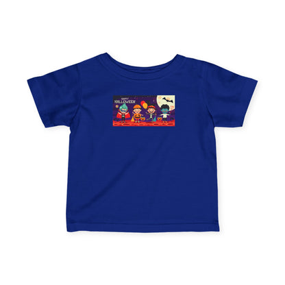 Infant Fine Jersey Tee - Super kiddo with friends on holloween - [[{"value":"Wonderwear Kid"}]]