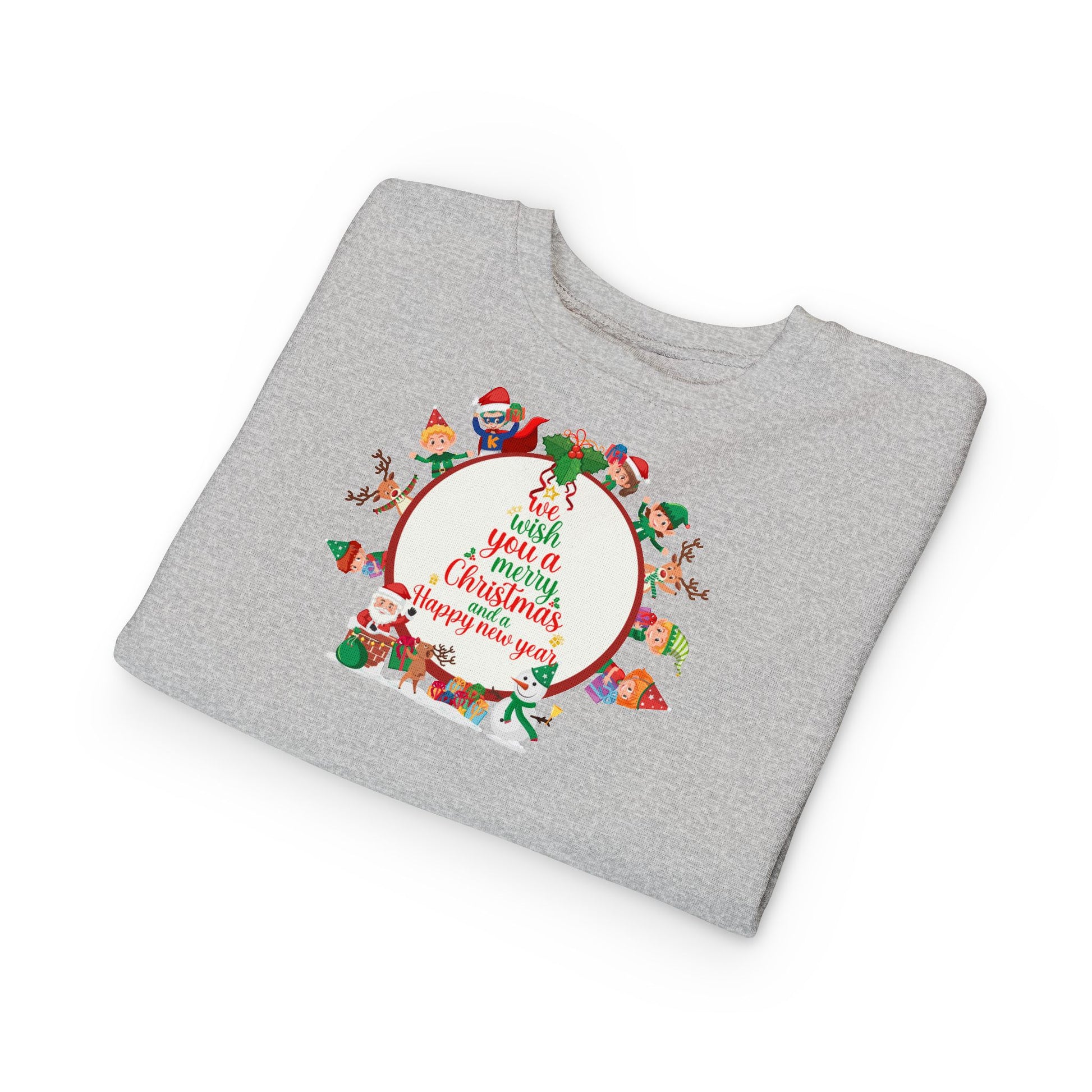 Toddler Sweatshirt - We Wish You a Merry Christmas - [[{"value":"Wonderwear Kid"}]]