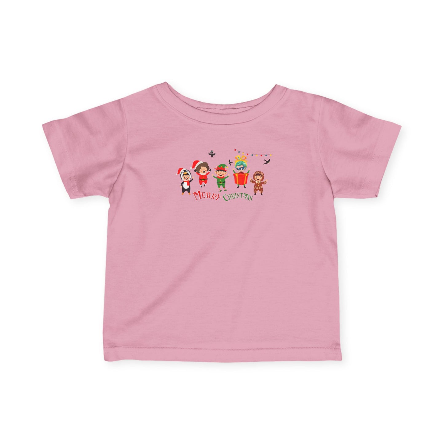 Infant Fine Jersey Tee - Merry christmas by super kiddo and friends - [[{"value":"Wonderwear Kid"}]]