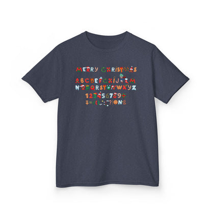 Kids Heavy Cotton™ Tee - Christmas alphabet - [[{"value":"Wonderwear Kid"}]]