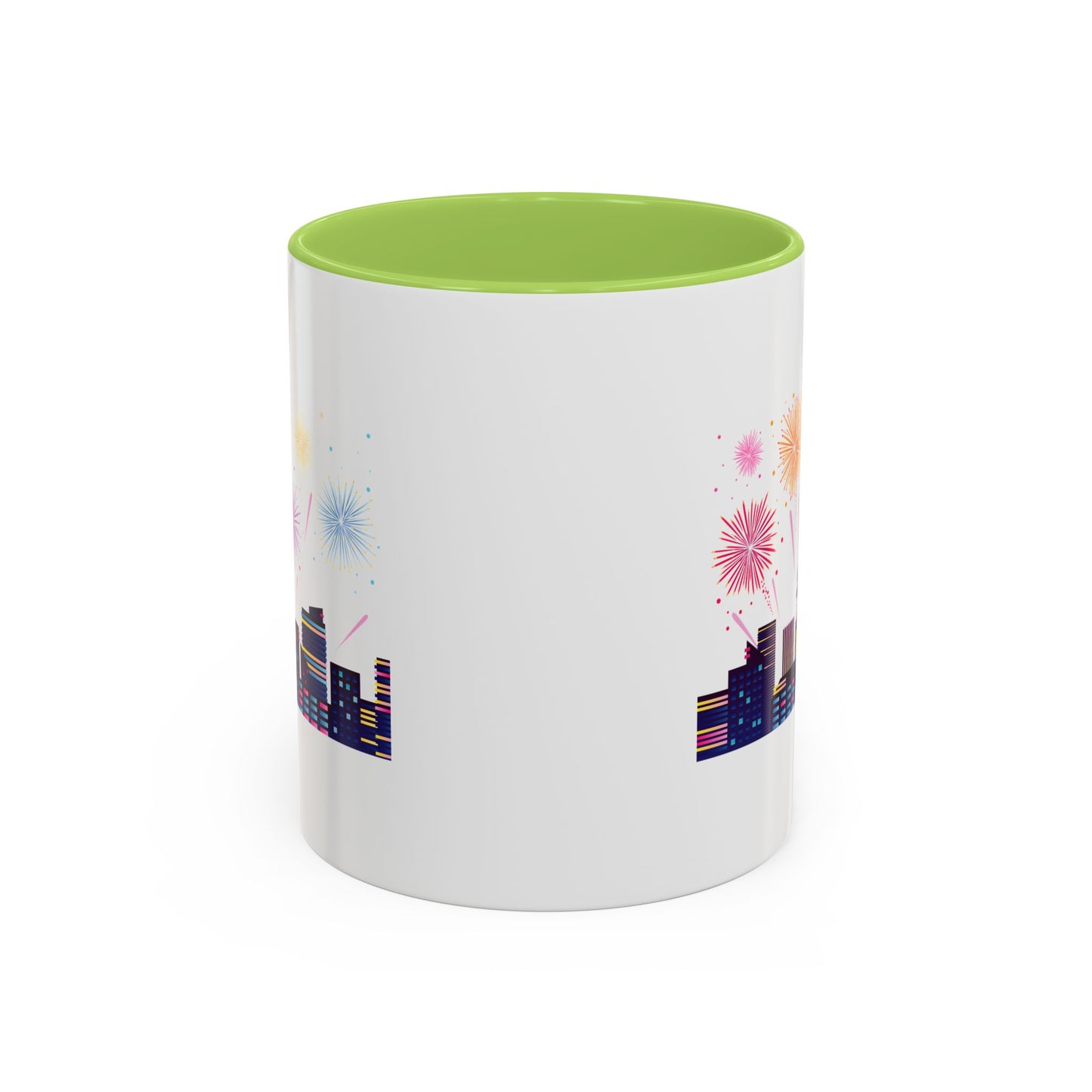 Accent Coffee Mug - Super kiddo with fireworks