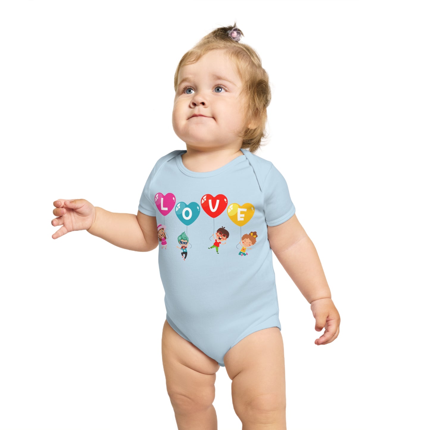 Infant Fine Jersey Bodysuit - Valentines -  Love - [[{"value":"Wonderwear Kid"}]]