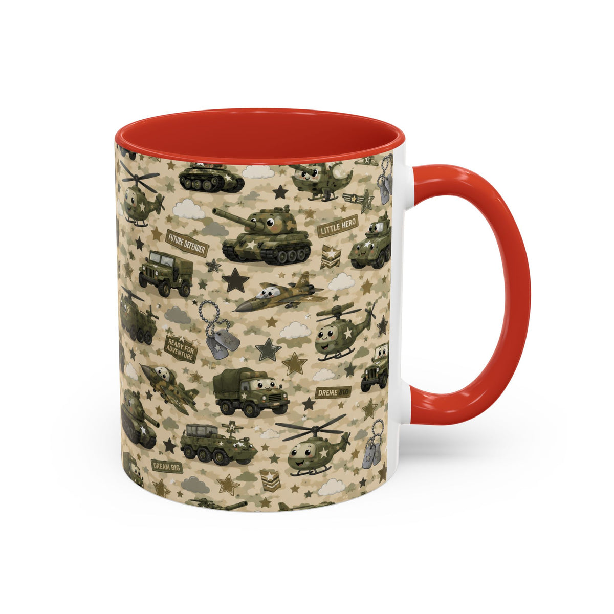 Accent Coffee Mug  (11/15 oz) - Military Kids