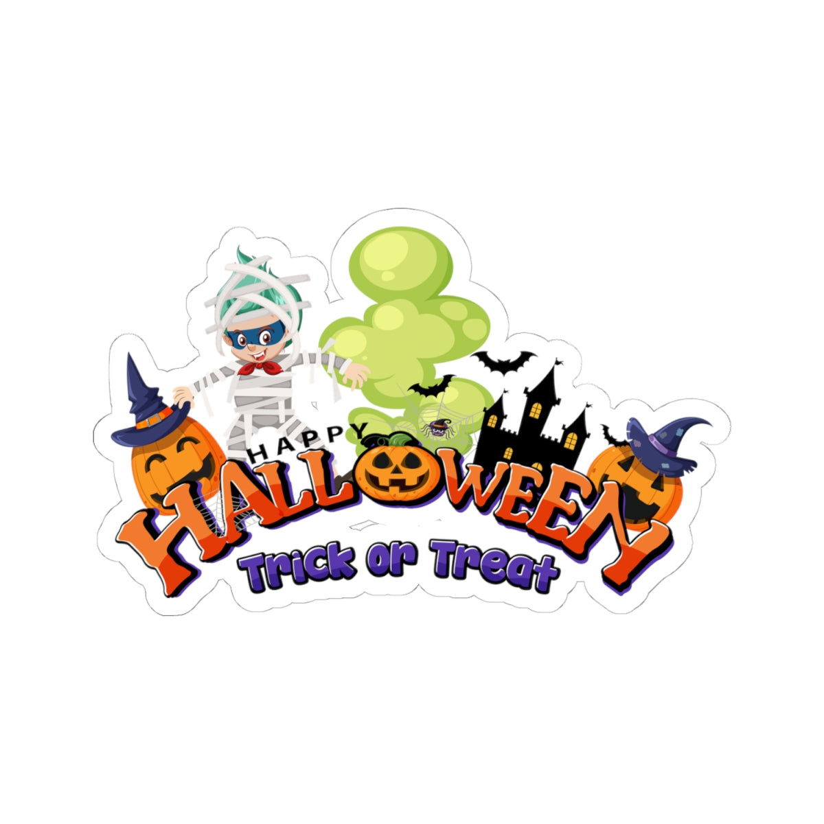 Kiss-Cut Stickers - Trick or Treat - [[{"value":"Wonderwear Kid"}]]