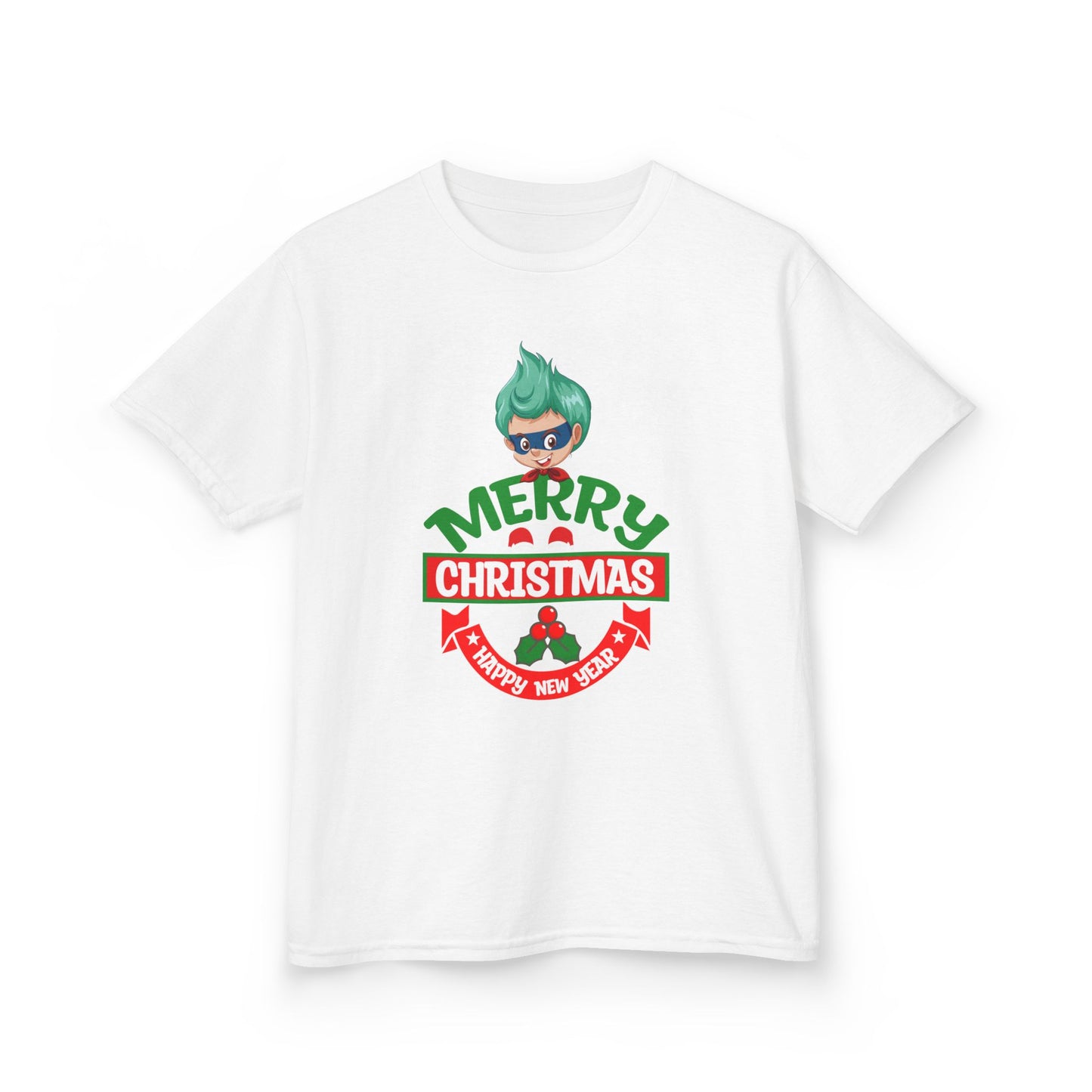 Kids Heavy Cotton™ Tee - Merry chridtmas from super kiddo - [[{"value":"Wonderwear Kid"}]]
