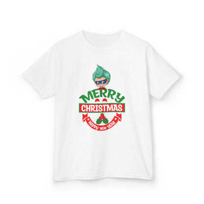 Kids Heavy Cotton™ Tee - Merry chridtmas from super kiddo - [[{"value":"Wonderwear Kid"}]]