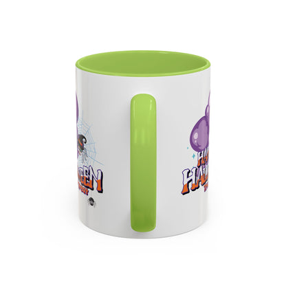 Accent Coffee Mug - Happy holloween - spider kiddo - [[{"value":"Wonderwear Kid"}]]