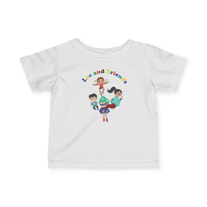 Infant Fine Jersey Tee - Leo & Friends - [[{"value":"Wonderwear Kid"}]]