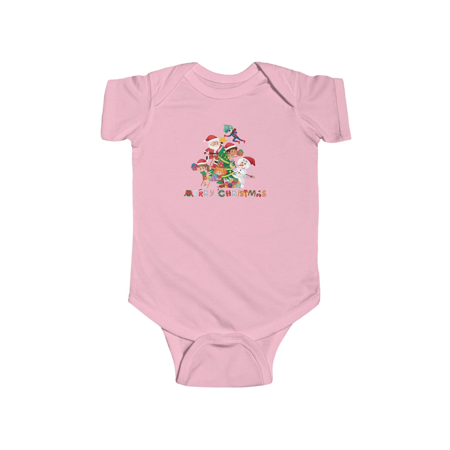 Infant Bodysuit - Super kiddo making christmas tree with text - [[{"value":"Wonderwear Kid"}]]