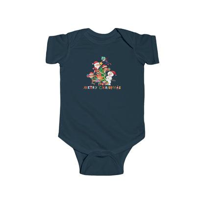Infant Bodysuit - Super kiddo making christmas tree with text - [[{"value":"Wonderwear Kid"}]]