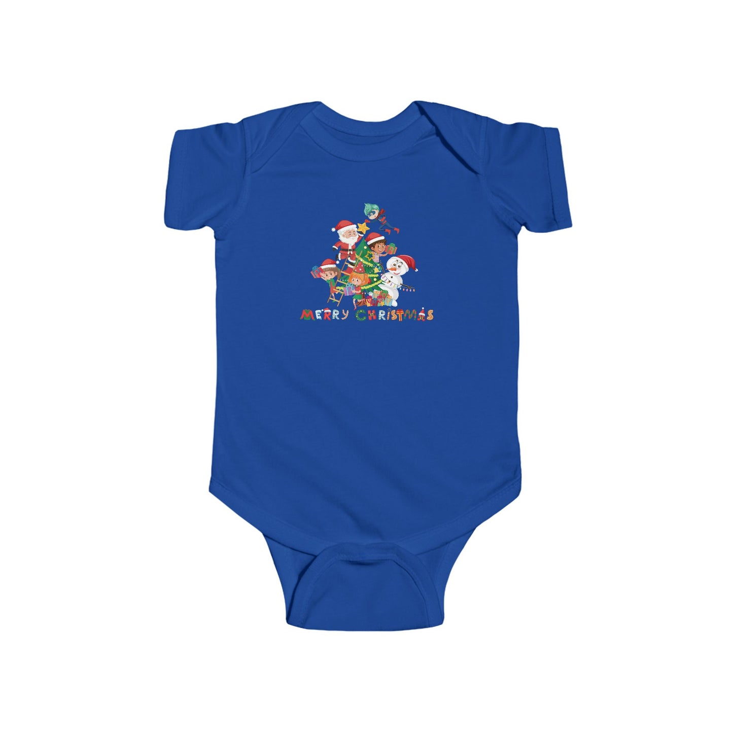 Infant Bodysuit - Super kiddo making christmas tree with text - [[{"value":"Wonderwear Kid"}]]