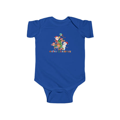 Infant Bodysuit - Super kiddo making christmas tree with text - [[{"value":"Wonderwear Kid"}]]