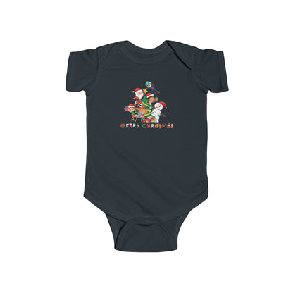 Infant Bodysuit - Super kiddo making christmas tree with text - [[{"value":"Wonderwear Kid"}]]