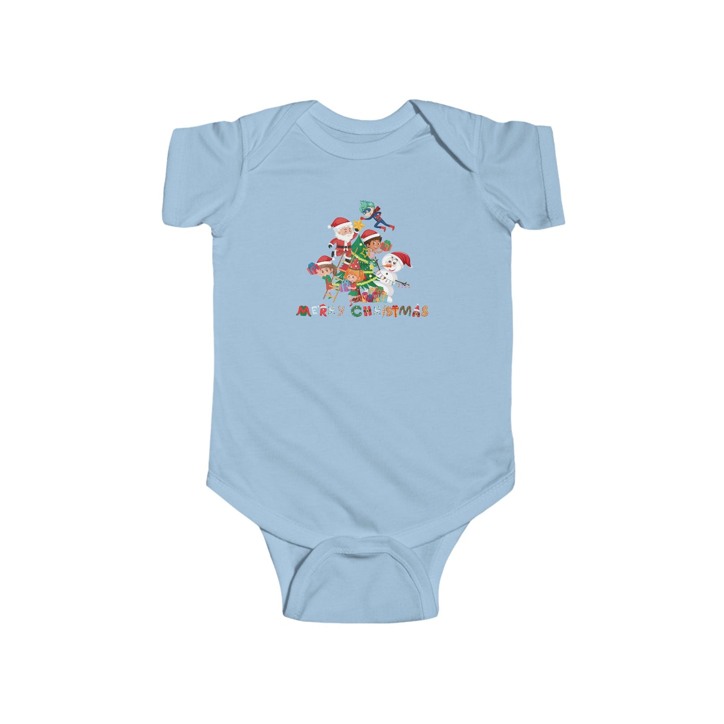 Infant Bodysuit - Super kiddo making christmas tree with text - [[{"value":"Wonderwear Kid"}]]