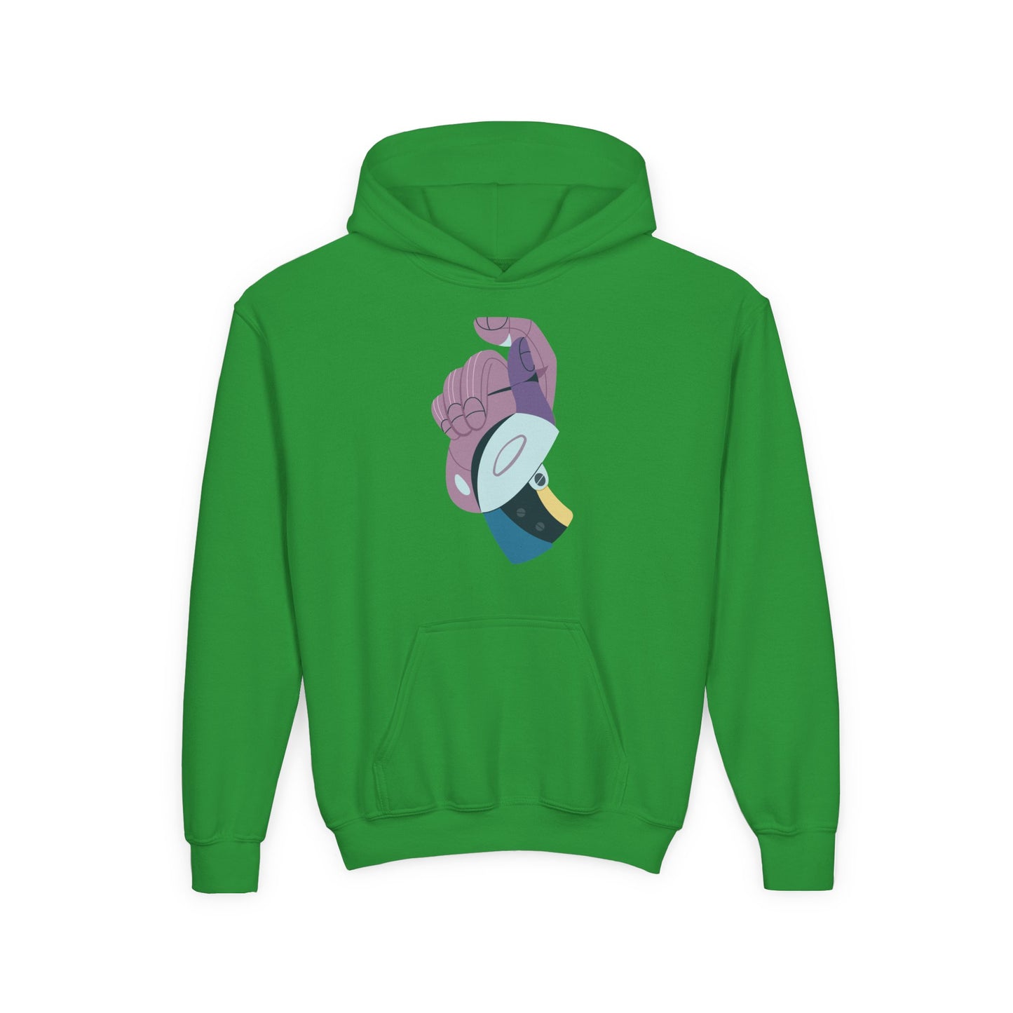 Youth Heavy Blend Hooded Sweatshirt - Hand