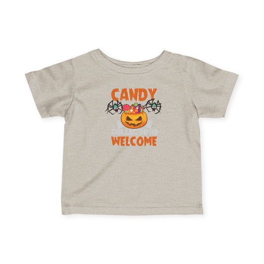 Infant Fine Jersey Tee - Candy collectors by super kiddo Printify