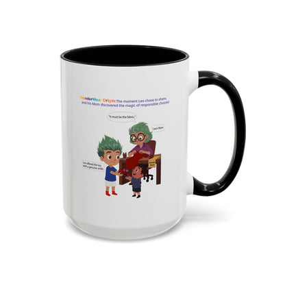 Accent Coffee Mug - WonderWear Origin - [[{"value":"Wonderwear Kid"}]]