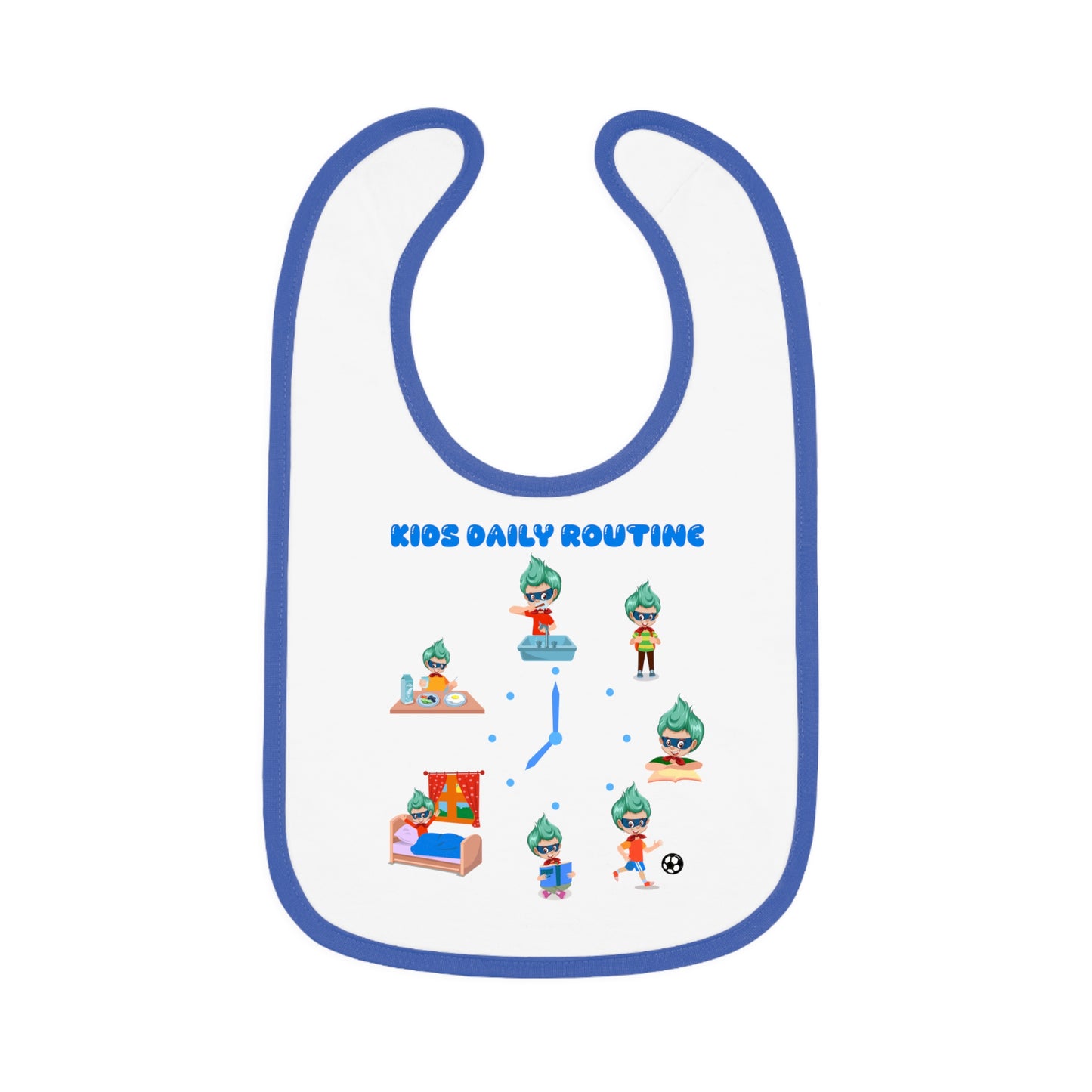 Baby Bib - Super kiddo daily routine