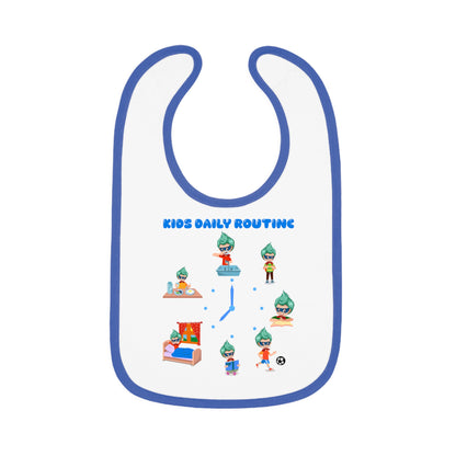 Baby Bib - Super kiddo daily routine - [[{"value":"Wonderwear Kid"}]]